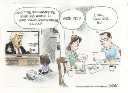 Editorial cartoon for Sept. 14, 2026